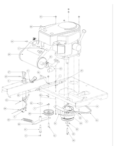 Kawasaki Engine Assembly Diagram and Parts List for M60-KW 53AB5DCX150-25-HP Cub Cadet Lawn Tractor